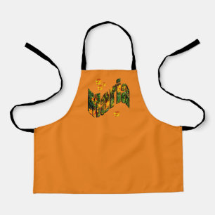 Floral Maria Name, Apron
