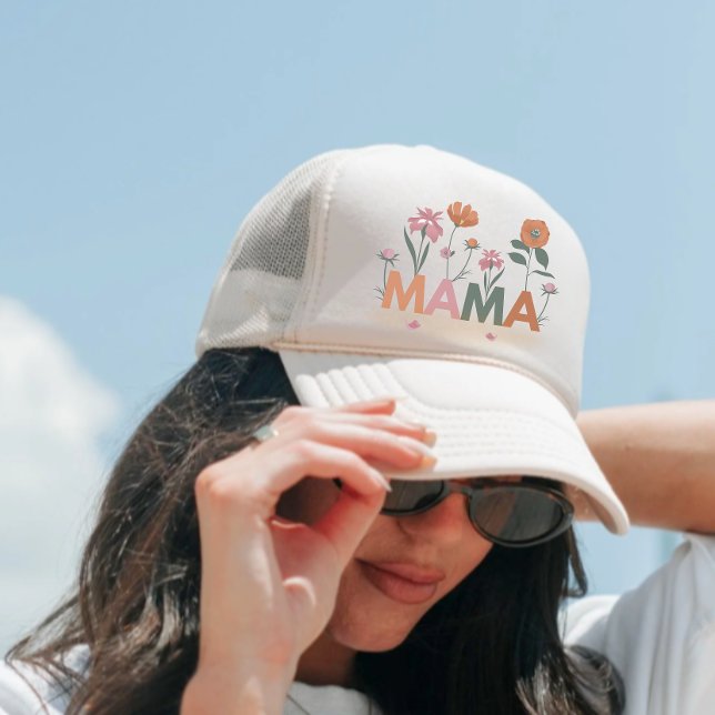 Floral  Matching Mummy daughter  Trucker Hat (Creator Uploaded)