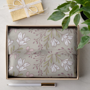 Floral Meadow Dreams Wildflower Botanicals Tissue Paper