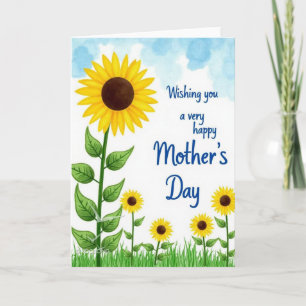 Floral Meadow Mothers Day Card