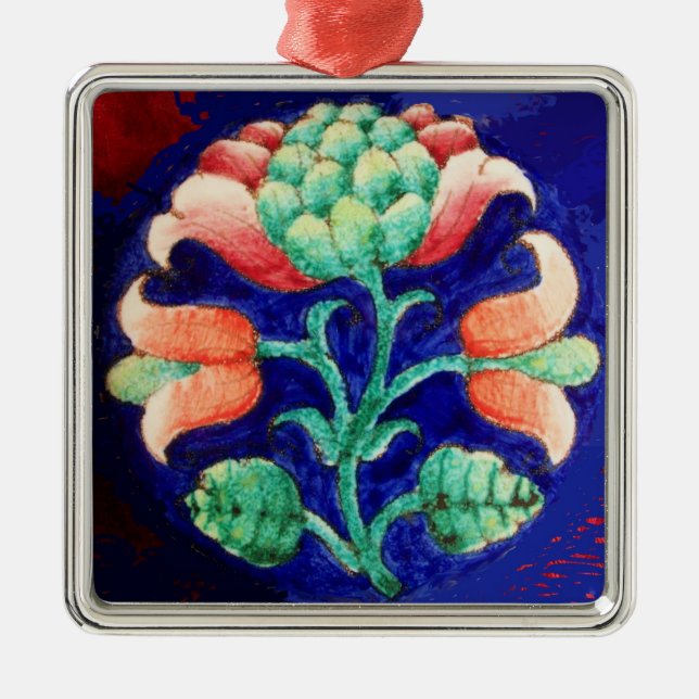 FLORAL METAL ORNAMENT (Front)