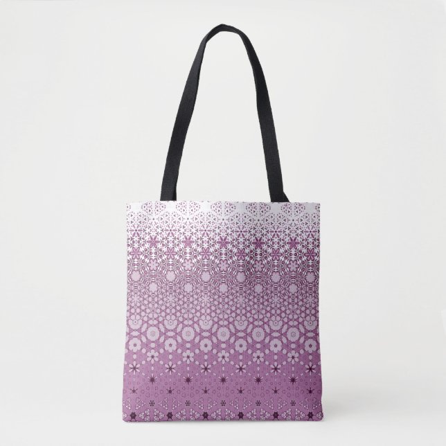 Floral Metamorphosis Pattern Tote Bag (Front)