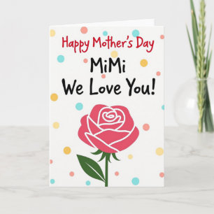 Floral Mimi Love Bright Card
