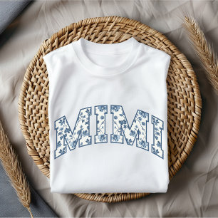 Floral Mimi Shirt, Birthday Gift for Grandma T-Shirt
