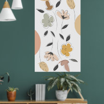 Floral Minimalist poster