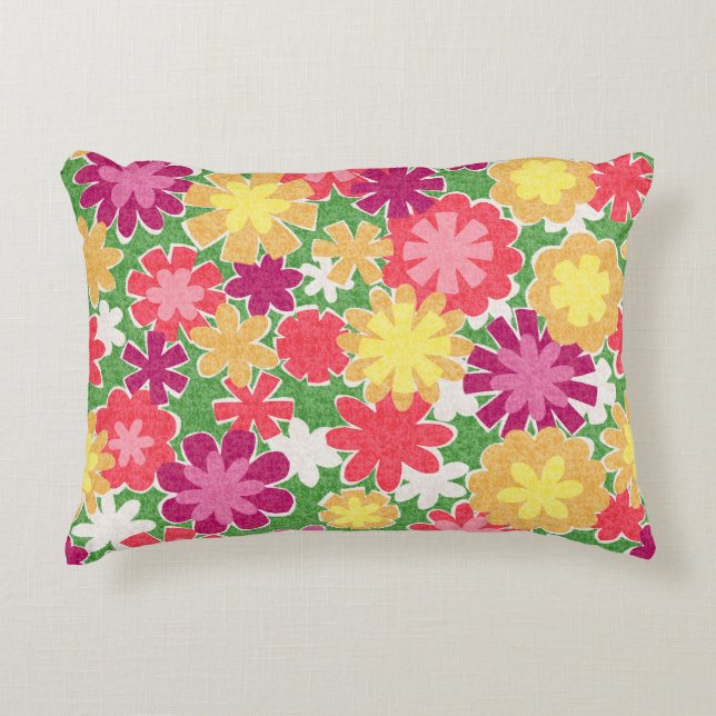 Floral Mix Decorative Cushion (Front)