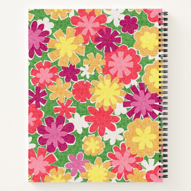 Floral Mix Notebook (Back)