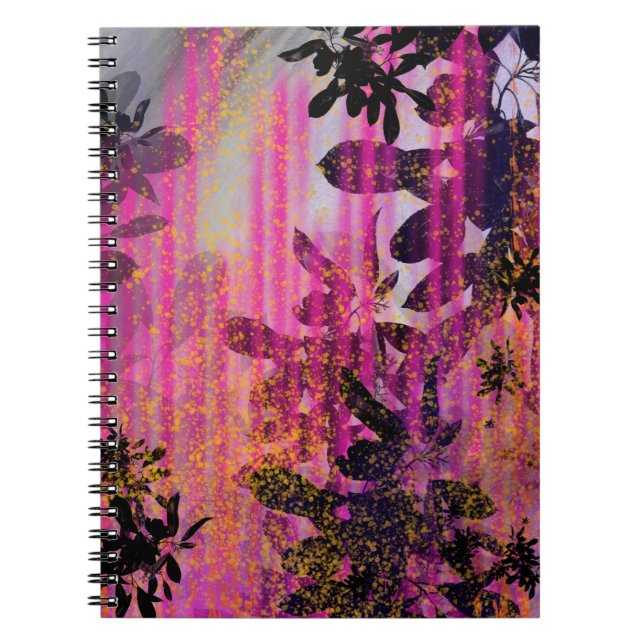 Floral Mix Spiral notebook (Front)