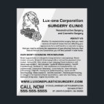 Floral Model, Plastic Surgeon, Plastic Surgery Flyer<br><div class="desc">Floral Model,  Plastic Surgeon,  Plastic Surgery Advertising Flyers By The Business Card Store.</div>