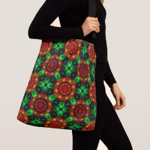 Floral Modern Boho Elegant Abstract Pattern #504 Crossbody Bag