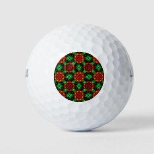 Floral Modern Boho Elegant Abstract Pattern #504 Golf Balls