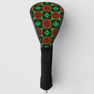 Floral Modern Boho Elegant Abstract Pattern #504 Golf Head Cover