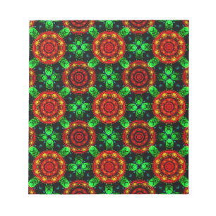 Floral Modern Boho Elegant Abstract Pattern #504 Notepad