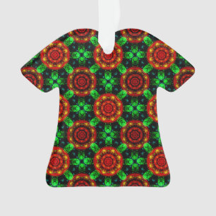 Floral Modern Boho Elegant Abstract Pattern #504 Ornament