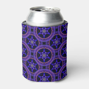 Floral Modern Boho Elegant Abstract Pattern #505 Can Cooler