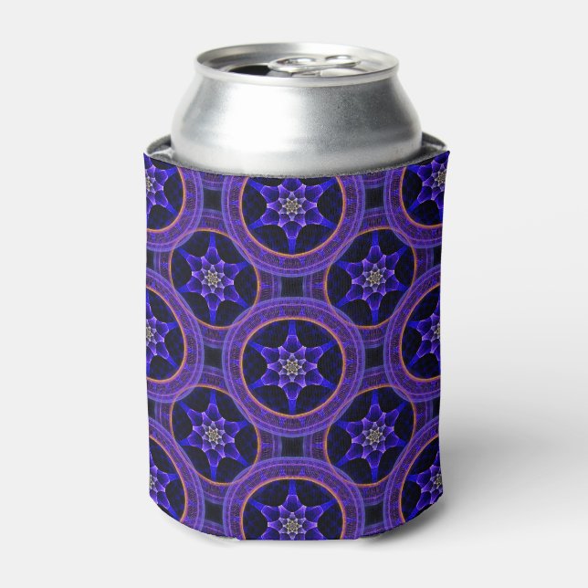 Floral Modern Boho Elegant Abstract Pattern #505 Can Cooler (Can Front)