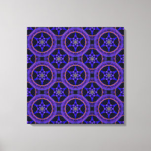 Floral Modern Boho Elegant Abstract Pattern #505 Canvas Print