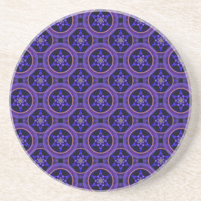 Floral Modern Boho Elegant Abstract Pattern #505 Coaster (Front)