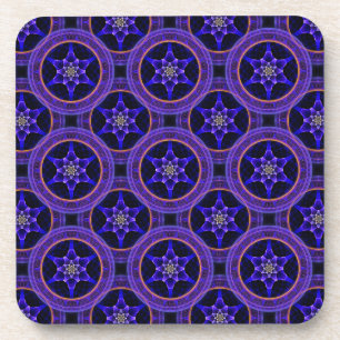 Floral Modern Boho Elegant Abstract Pattern #505 Coaster