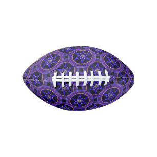 Floral Modern Boho Elegant Abstract Pattern #505 Football