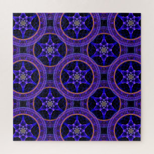 Floral Modern Boho Elegant Abstract Pattern #505 Jigsaw Puzzle