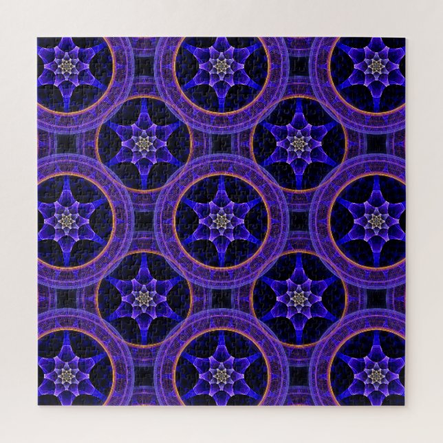 Floral Modern Boho Elegant Abstract Pattern #505 Jigsaw Puzzle (Vertical)