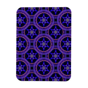 Floral Modern Boho Elegant Abstract Pattern #505 Magnet