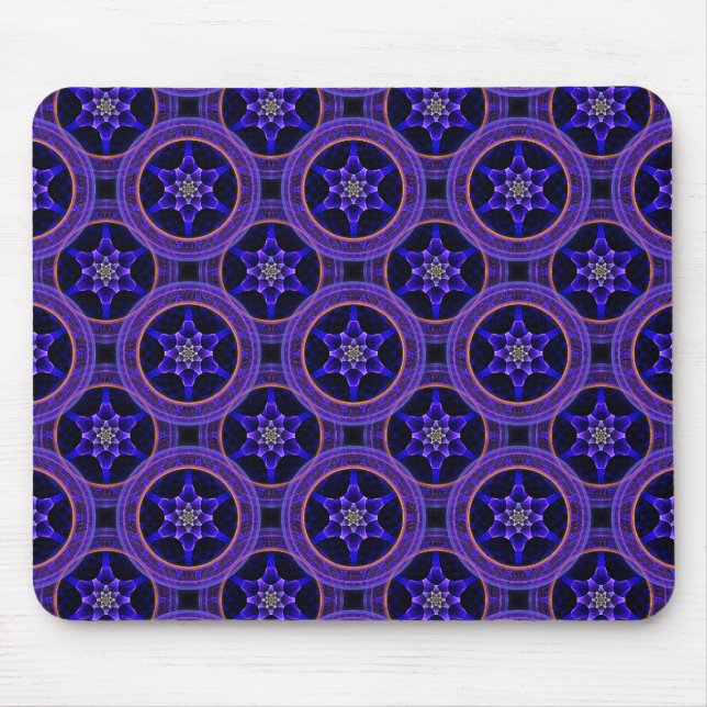 Floral Modern Boho Elegant Abstract Pattern #505 Mouse Pad (Front)