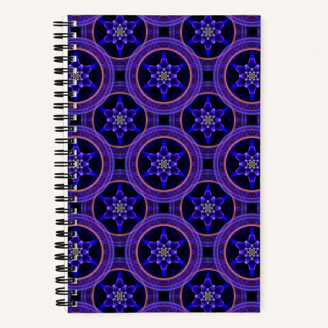 Floral Modern Boho Elegant Abstract Pattern #505 Notebook (Front)