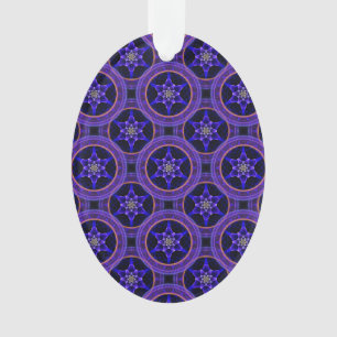 Floral Modern Boho Elegant Abstract Pattern #505 Ornament