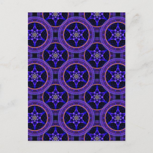 Floral Modern Boho Elegant Abstract Pattern #505 Postcard (Front)