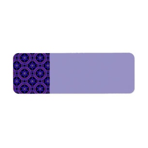 Floral Modern Boho Elegant Abstract Pattern #505 Return Address Label
