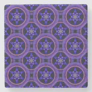 Floral Modern Boho Elegant Abstract Pattern #505 Stone Coaster