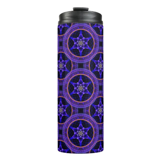 Floral Modern Boho Elegant Abstract Pattern #505 Thermal Tumbler (Front)