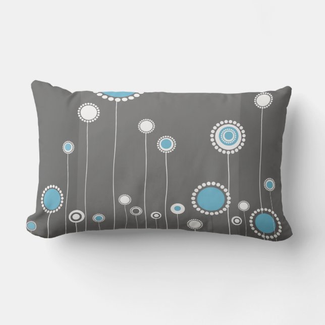 Floral Modern Stylish Lumbar Cushion (Front)