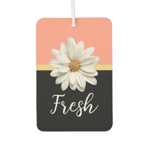 Floral Modern Trendy Car Air Freshener