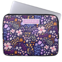 Floral Modern Wildflowers Girly Elegant Stylish