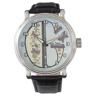 floral Monogram G Watch
