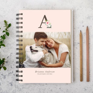 Floral Monogram Gallery of 4 Photos Monthly Planner