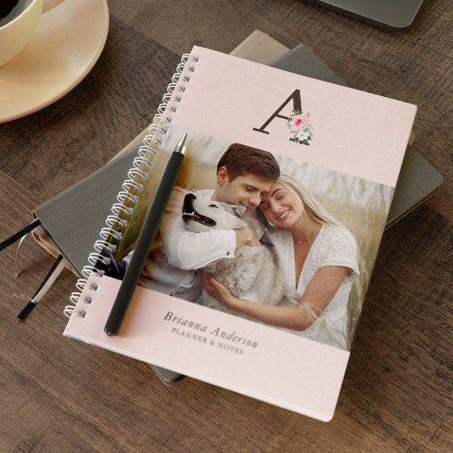 Floral Monogram Gallery of 4 Photos Notebook (Creator Uploaded)