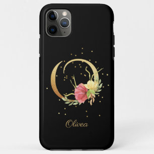 Floral Monogram Personalise Name Initial O Letter iPhone 11 Pro Max Case