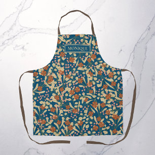 Floral Monogrammed Apron