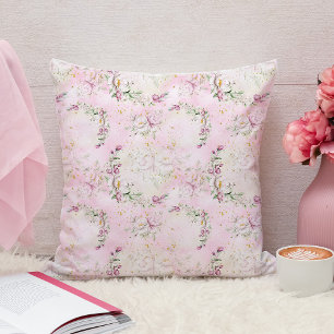 Floral Moon Pink Cushion