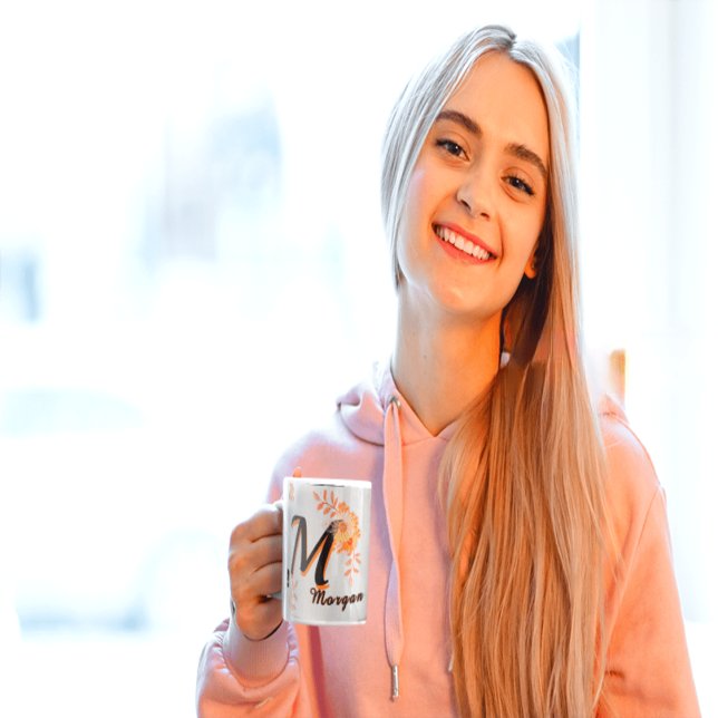 Floral Morgann n Mug –Elegant Letter M-writ u name (Creator Uploaded)