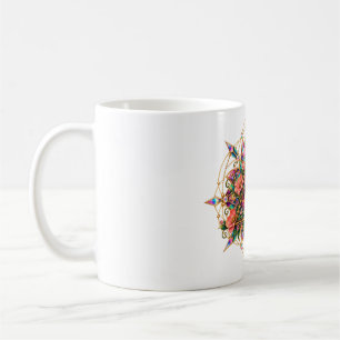 Floral Mosaic Eye Coffee Mug