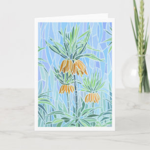 Floral Mosaic Greetings Card
