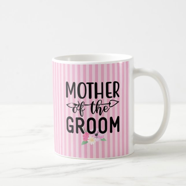 Floral Mother of the Groom Coffee Mug (Right)