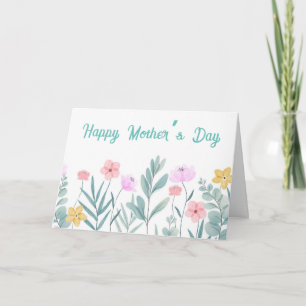 Floral Mother’s Day Card