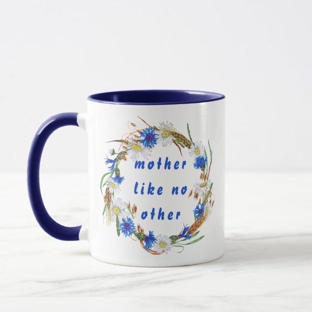 Floral Mother’s Day Mug - Heartfelt Gift for Mum (Left)