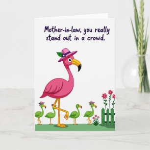 Floral Motherinlaw Day Card